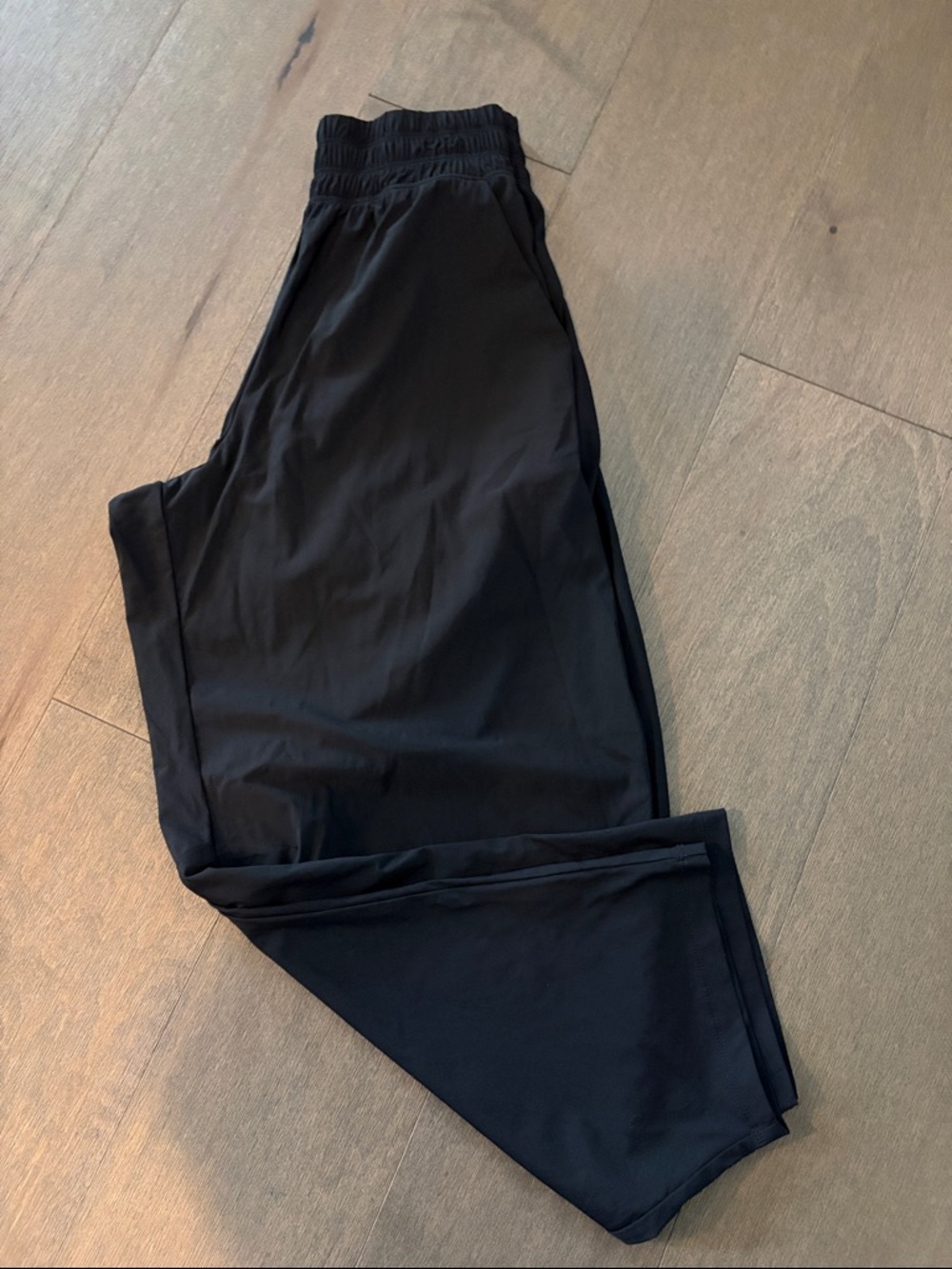 Black Lightweight Pull-On Pants